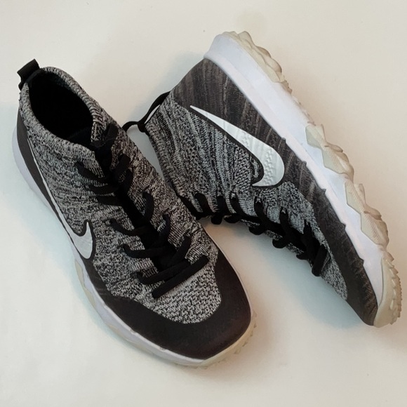 Nike Flyknit Chukka Golf Sneakers - Picture 1 of 10